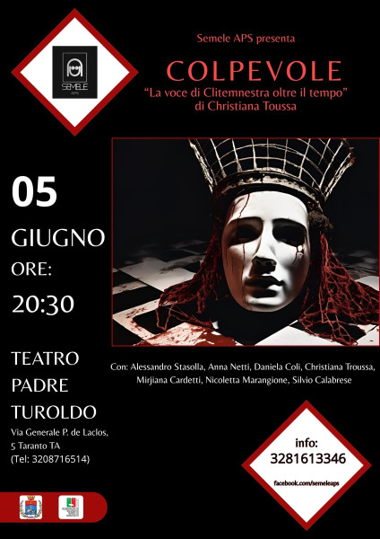 COLPEVOLE "La voce di Clitemnestra oltre il tempo"