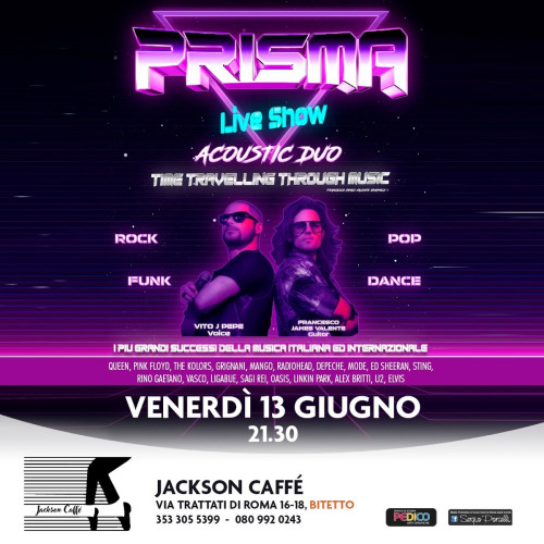 Prisma - live show acoustic duo a Bitetto