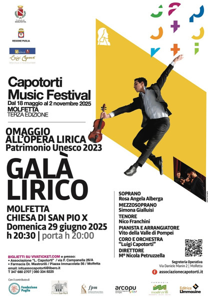 Galà Lirico, Omaggio All'opera Lirica Patrimonio Unesco