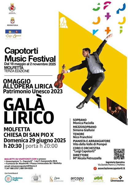 Galà Lirico, Omaggio All'opera Lirica Patrimonio Unesco