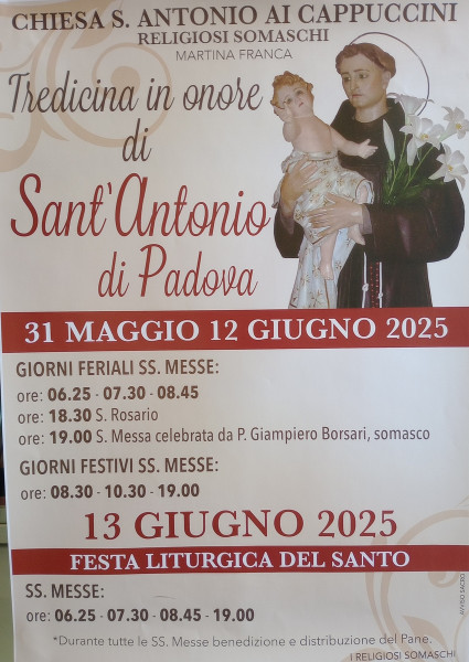 Festa di Sant'Antonio di Padova e distribuzione del pane