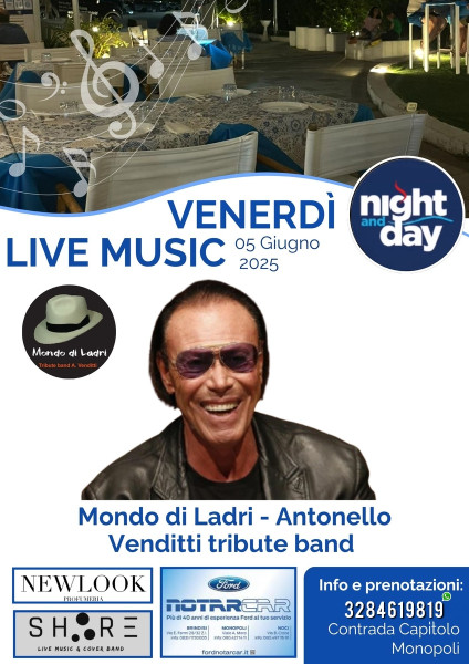 Mondo di Ladri - Tributo ad Antonello Venditti live at Night and Day