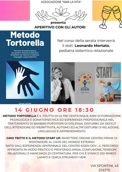 "APERITIVO CON GLI AUTORI" con Gino Tritto e Gennaro Tortorella