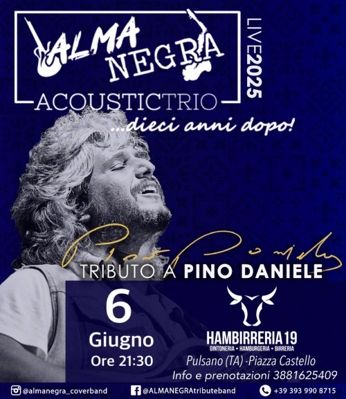 ALMANEGRA Pino Daniele Tribute Band al Hambirreria 19