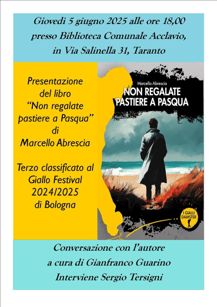 Presentazione del libro "Non regalate pastiere a Pasqua"