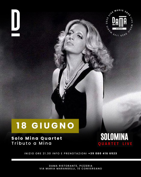 SoloMina - Tributo a Mina live at Dama