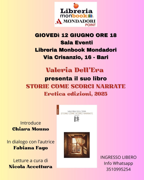 Valeria Dell'Era presenta "Storie come scorci narrate"