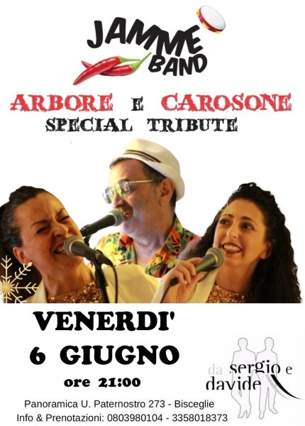 ARBORE e CAROSONE Tribute con la "JAMME BAND Trio"