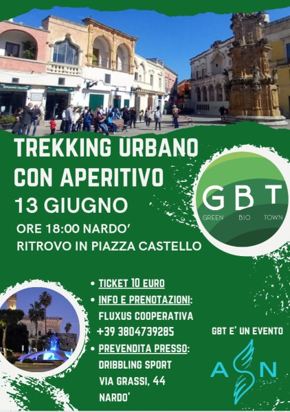 Trekking urbano con aperitivo green