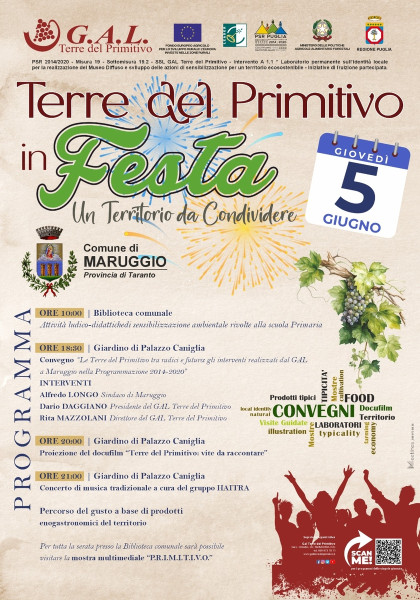 Terre del Primitivo in FESTA, un territorio da condividere