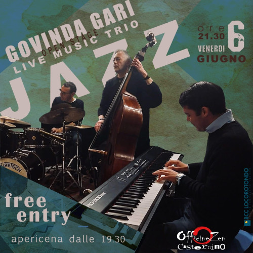 Live music con il trio Jazz di Gari, Calentini e Zizzi