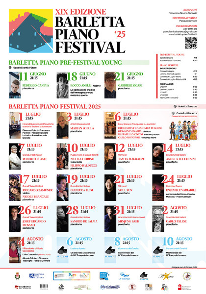 Prologo «young» con il pianista Federico Caneva per Barletta Piano Festival