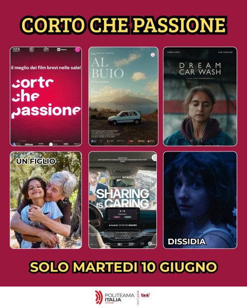 CORTO CHE PASSIONE: una selezione dei migliori cortometraggi