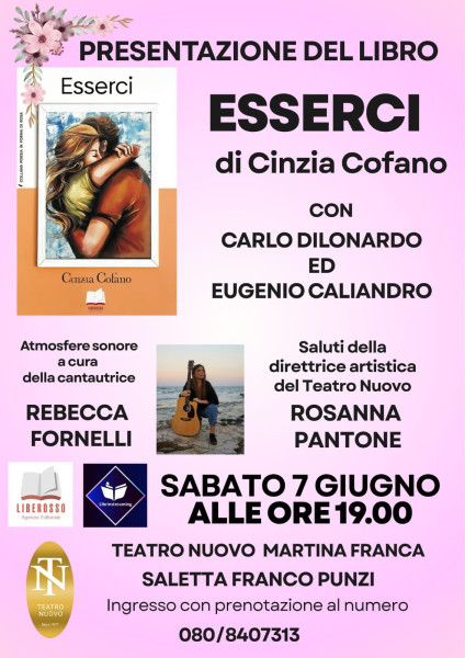 Esserci - il nuovo libro di Cinzia Cofano