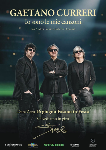 GAETANO CURRERI live concert con IO SONO LE MIE CANZONI, la data zero del concerto-evento