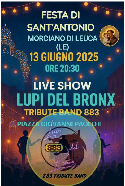 Concerto omaggio agli 883 con i Lupi del Bronx