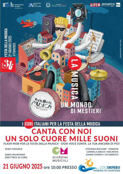 FLASHMOB al Lido Impero per la FESTA DELLA MUSICA