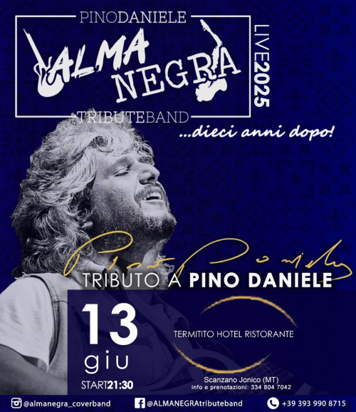 ALMANEGRA Pino Daniele Tribute Band al Ristorante Termitito
