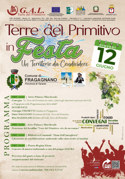 Terre del Primitivo in Festa, un territorio da condividere