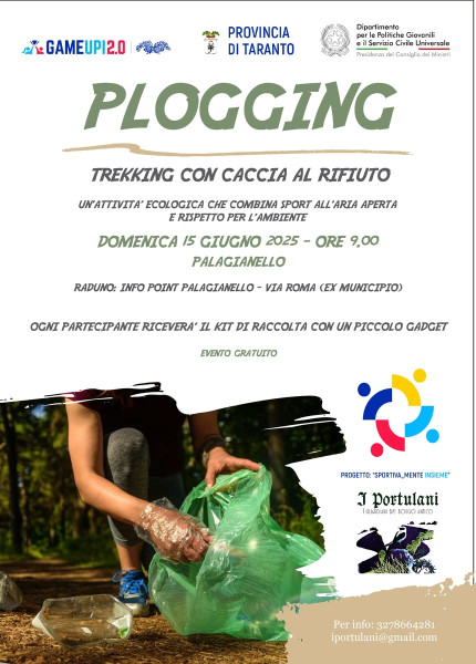 Plogging - trekking con caccia al rifiuto