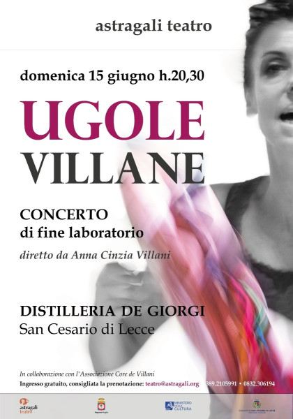 Ugole villane, i canti popolari alla Distilleria De Giorgi con Anna Cinzia Villani