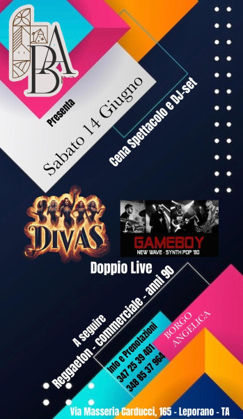 Doppio live Divas e Gameboy