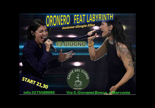 GioEly Giorgia e Elisa insieme al Caffè del corso di Marconia
