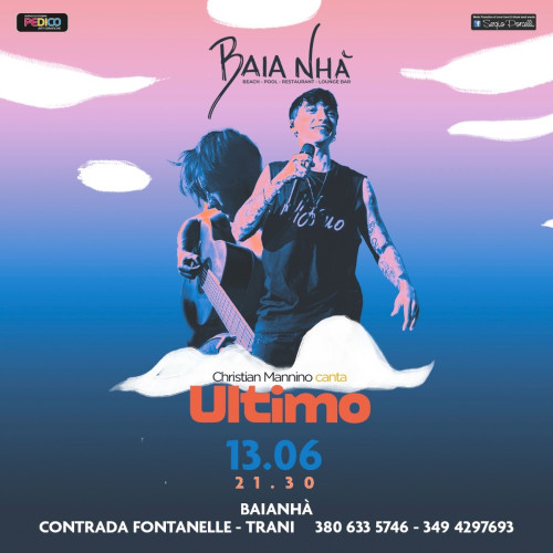 Christian Mannino canta Ultimo live a Trani
