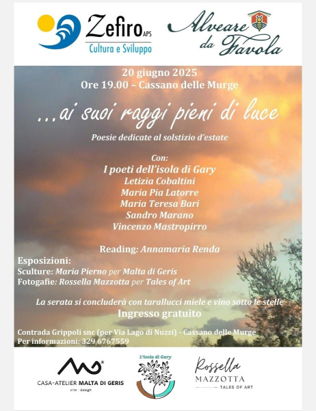 Ai suoi raggi pieni di luce. Poesie dedicate al solstizio d'estate