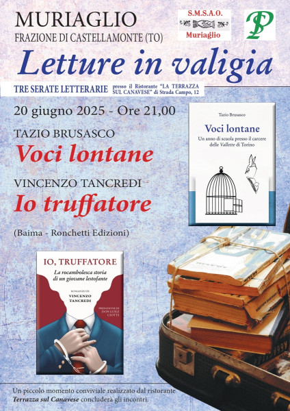 Tancredi e Brusasco concludono "Letture in Valigia"