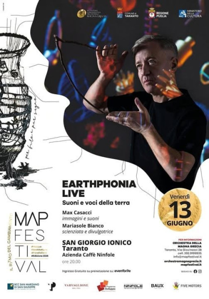 Nello stabilimento NINFOLE la musica della natura di Max CAsacci per MAP Festival