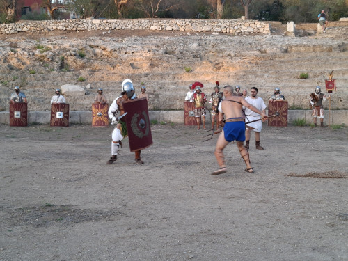 Gladiatores Rudini per le Giornate Europee dell’Archeologia al Parco Archeologico di Rudiae