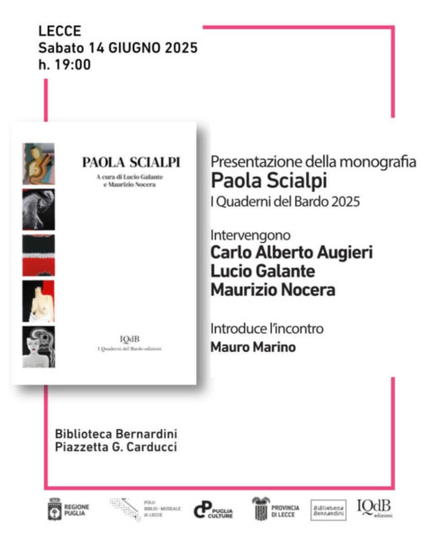 Presentazione della monografia dedicata all’artista Paola Scialpi