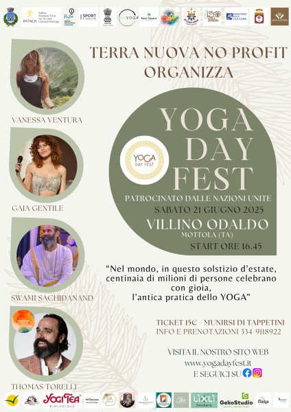 Yoga Day Fest al Villino Odaldo con Gaia Gentile