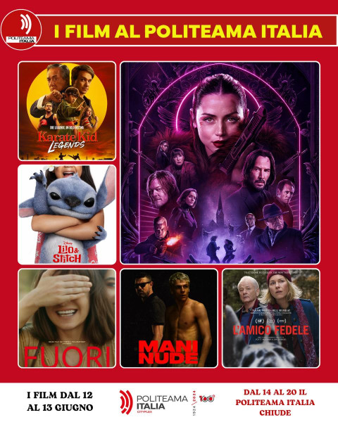 Bisceglie – Ballerina, MANI NUDE, Lilo & Stitch e altri film ti aspettano al Politeama Italia