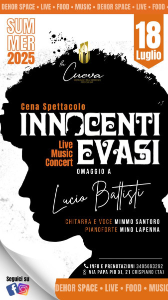 Innocenti Evasi tributo a Lucio Battisti