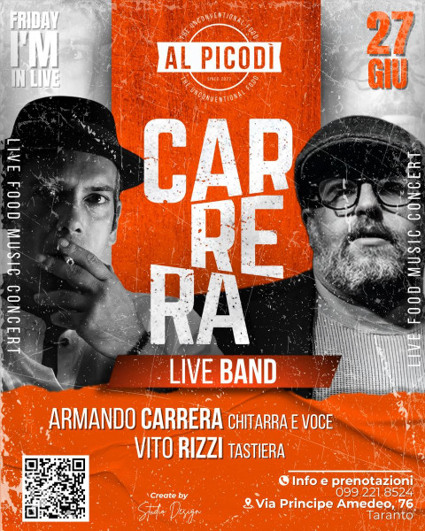 FRIDAY I’M IN LIVE - CARRERA + VITO RIZZI