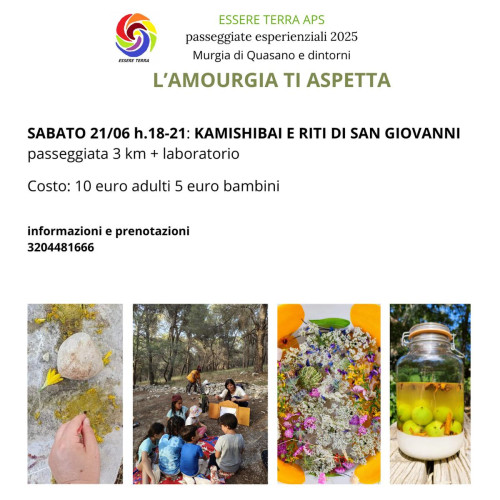 Kamishibai in bosco e i riti di San Giovanni
