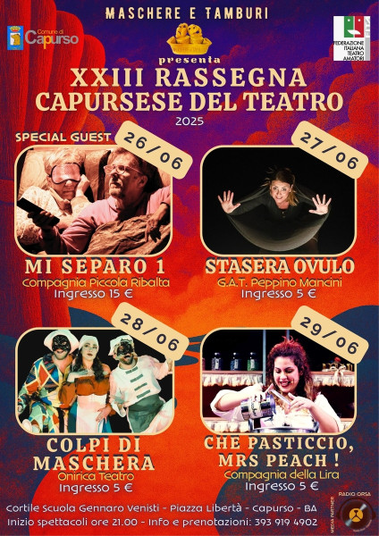 XXIII Rassegna Capursese del Teatro