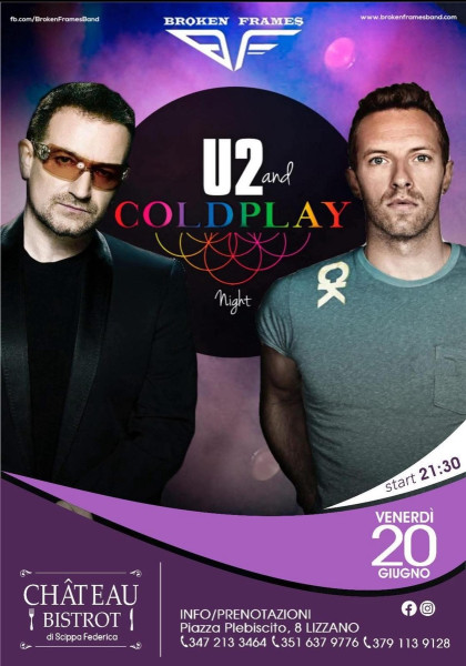 U2 & Coldplay Night by Broken Frames - Lizzano