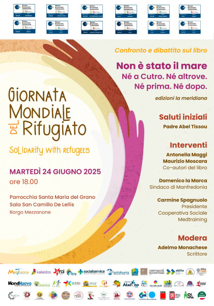 Manfredonia – Borgo Mezzanone: “Non è stato il mare”, un libro per riflettere sulla “Giornata del Rifugiato”