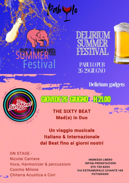 Mad(e) in Duo #LIVE@"Delirium Summer Festival" Pabulo Pub - Putignano (Ba)