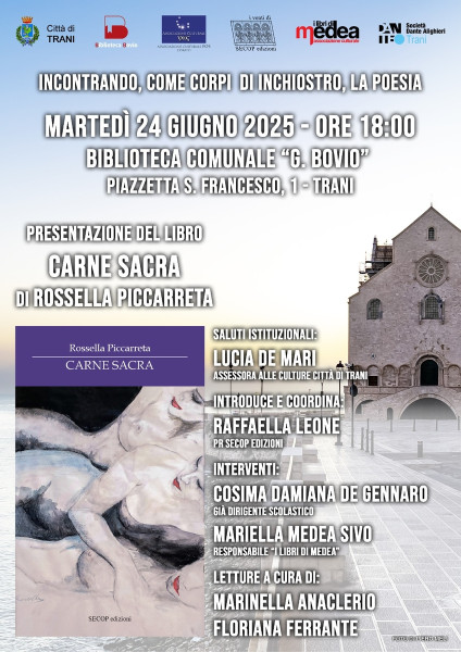 Presentazione del libro CARNE SACRA di Rossella Piccarreta