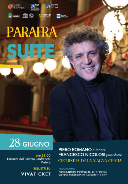 PARAFRASUITE - Francesco NICOLOSI, pianoforte - OMG diretta dal M° Piero Romano
