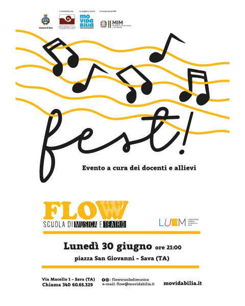 FLOW Scuola di musica e teatro presenta: "Le Colonne Sonore"