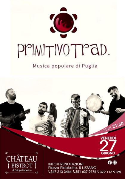 PRIMITIVOTRAD - Musica popolare di Puglia - live concert!