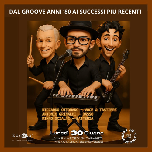 Rassegna "Monday in Town": dal groove degli anni ’80 fino ai successi più recenti