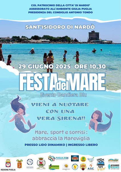 FESTA DEL MARE 2025 NARDÒ CELEBRA IL BLU TRA SPORT INCLUSIONE E NATURA