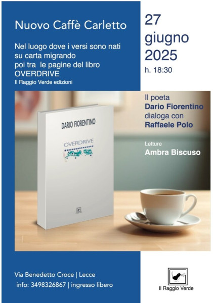Overdrive, i versi di Dario Fiorentino