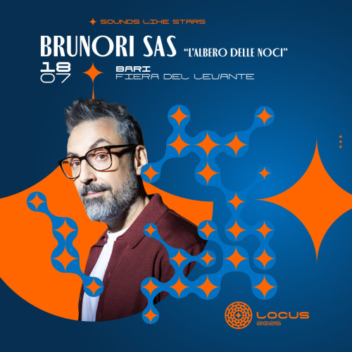 BRUNORI SAS il 18 luglio a Bari per il Locus festival